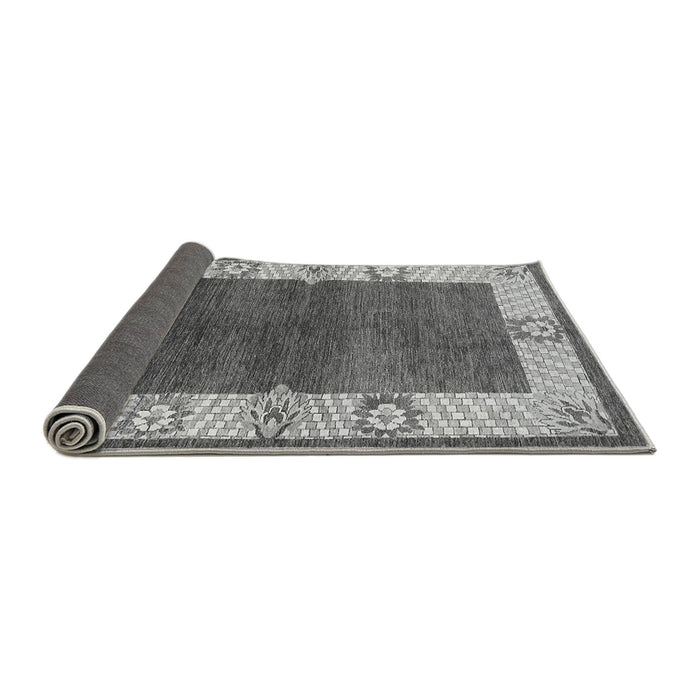 Sideview of Oriental Gray Industrial Rug, urb3161gry