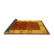 Sideview of Oriental Yellow Industrial Rug, urb3161yw