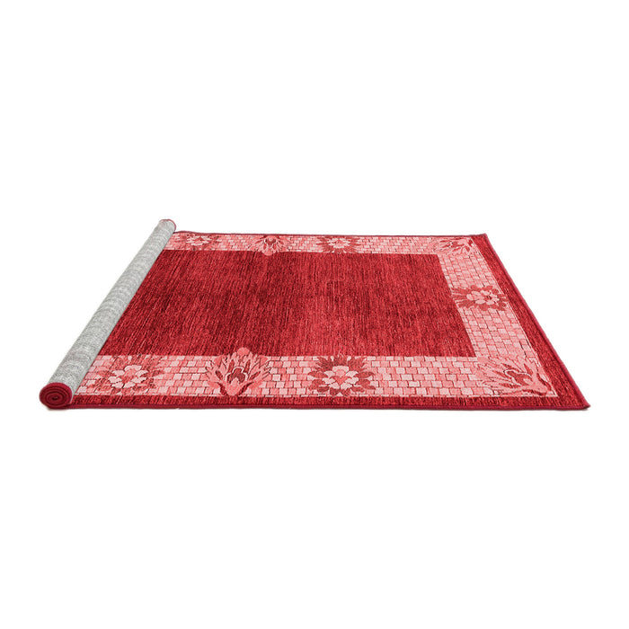 Industrial Red Washable Rugs