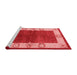 Industrial Red Washable Rugs