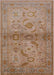 Machine Washable Industrial Modern Light Brown Rug, wshurb3162