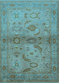 Oriental Light Blue Industrial Rug, urb3162lblu