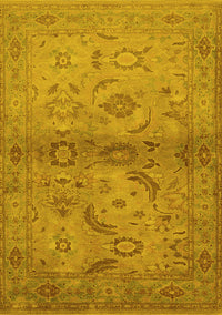 Oriental Yellow Industrial Rug, urb3162yw