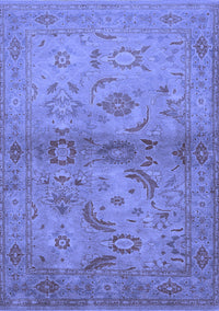 Oriental Blue Industrial Rug, urb3162blu