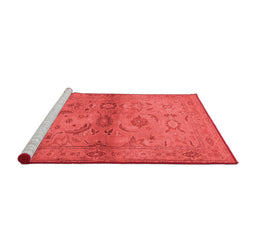 Industrial Red Washable Rugs