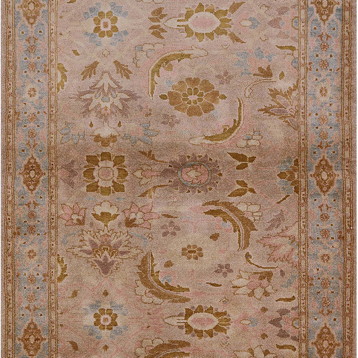 Mid-Century Modern Light Brown Oriental Rug, urb3162
