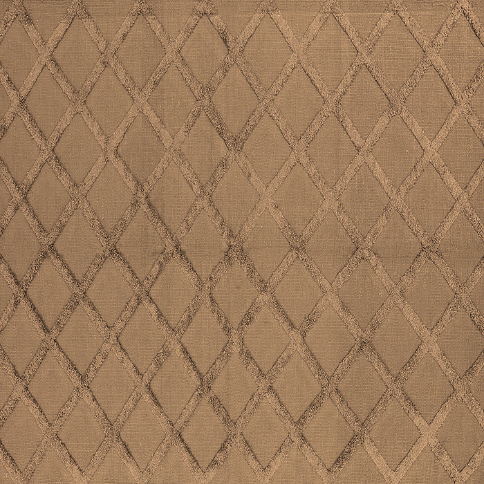 Square Oriental Brown Industrial Rug, urb3163brn