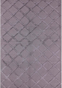 Machine Washable Industrial Modern Viola Purple Rug, wshurb3163