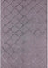 Machine Washable Industrial Modern Viola Purple Rug, wshurb3163