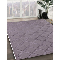 Mid-Century Modern Purple Oriental Rug, urb3163