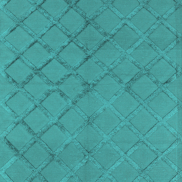 Machine Washable Oriental Turquoise Industrial Area Rugs, wshurb3163turq