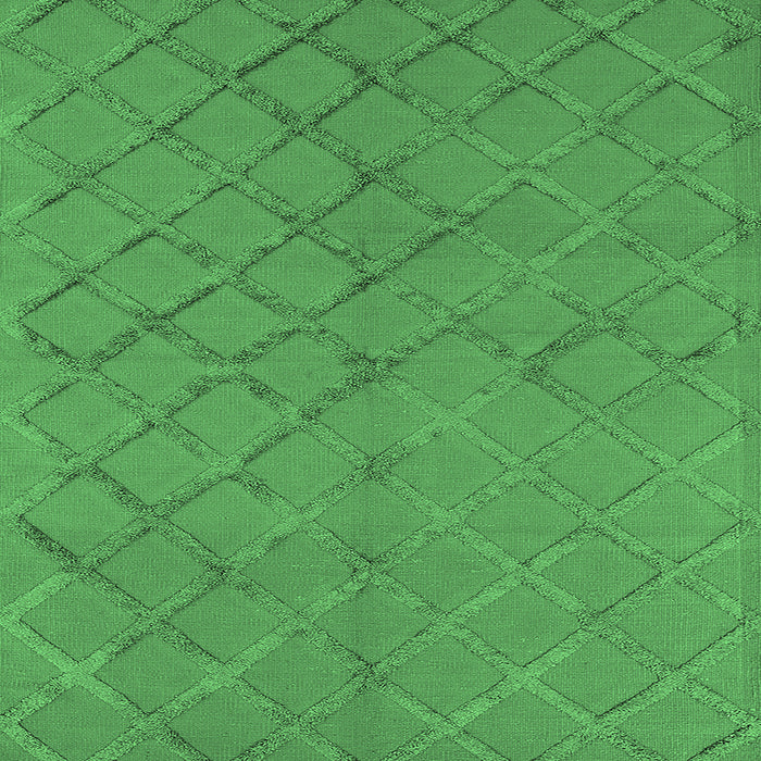 Square Oriental Emerald Green Industrial Rug, urb3163emgrn
