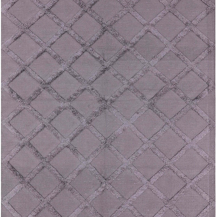 Mid-Century Modern Purple Oriental Rug, urb3163