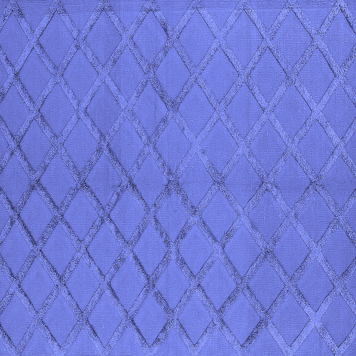 Square Machine Washable Oriental Blue Industrial Rug, wshurb3163blu