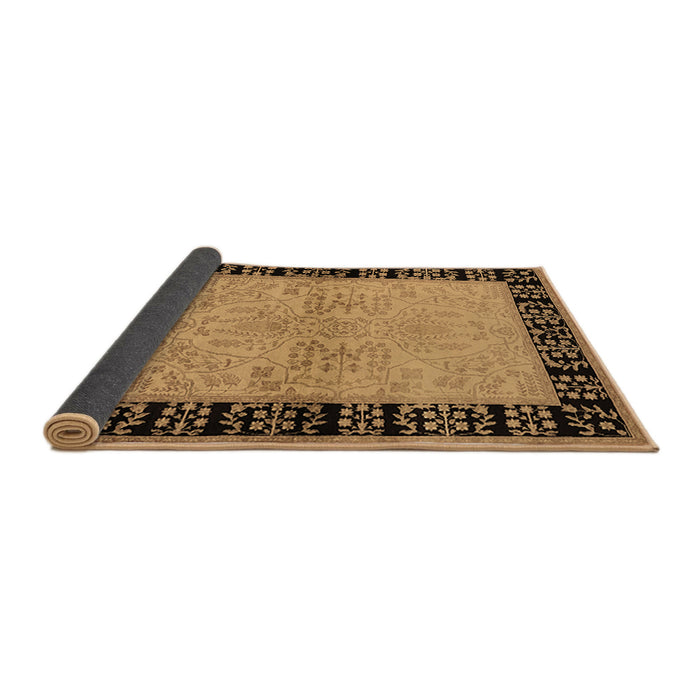 Sideview of Oriental Brown Industrial Rug, urb3164brn