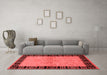 Industrial Red Washable Rugs