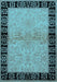 Oriental Light Blue Industrial Rug, urb3164lblu