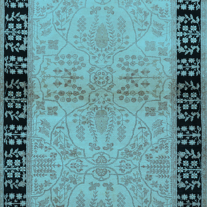 Oriental Light Blue Industrial Rug, urb3164lblu
