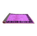 Sideview of Oriental Purple Industrial Rug, urb3164pur