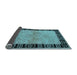 Sideview of Oriental Light Blue Industrial Rug, urb3164lblu