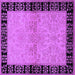 Square Oriental Purple Industrial Rug, urb3164pur