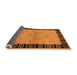 Sideview of Oriental Orange Industrial Rug, urb3164org