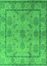 Oriental Green Industrial Rug, urb3165grn