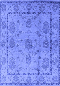 Oriental Blue Industrial Rug, urb3165blu