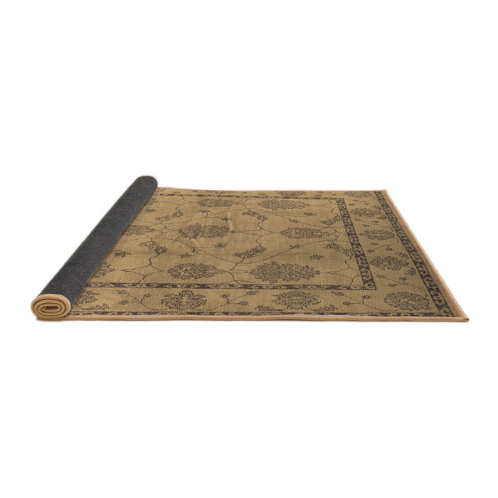 Sideview of Oriental Brown Industrial Rug, urb3165brn