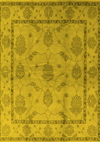 Oriental Yellow Industrial Rug, urb3165yw