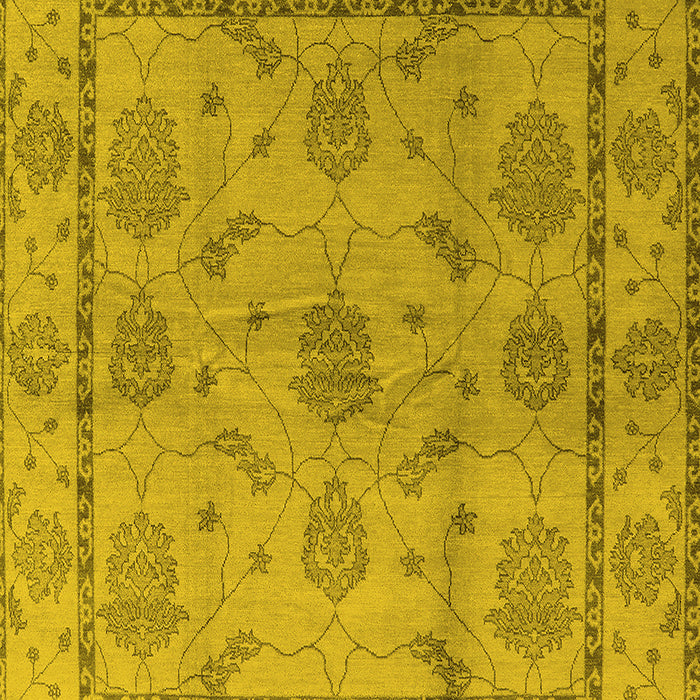 Oriental Yellow Industrial Rug, urb3165yw
