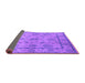 Sideview of Oriental Purple Industrial Rug, urb3165pur