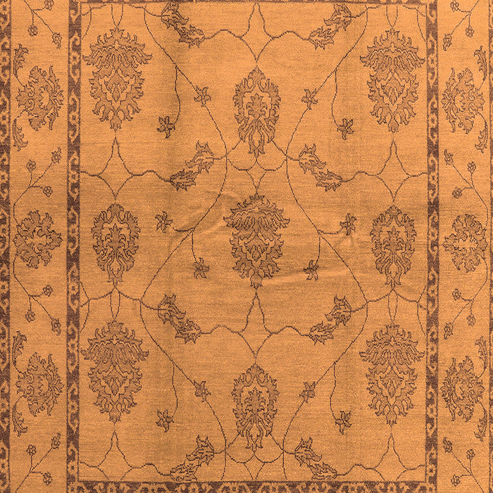 Machine Washable Oriental Orange Industrial Area Rugs, wshurb3165org