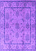 Machine Washable Oriental Purple Industrial Area Rugs, wshurb3165pur