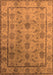 Machine Washable Oriental Orange Industrial Area Rugs, wshurb3166org