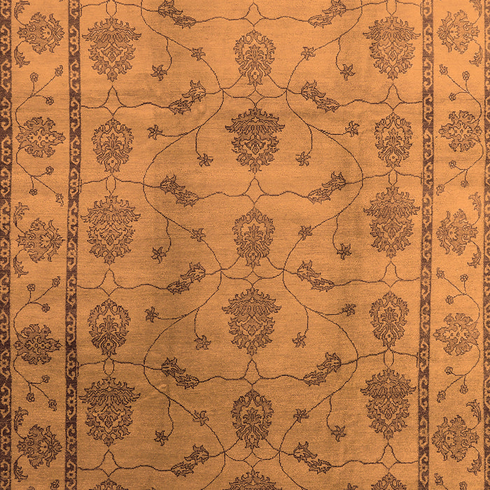 Oriental Orange Industrial Rug, urb3166org