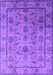 Machine Washable Oriental Purple Industrial Area Rugs, wshurb3166pur