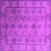 Square Oriental Pink Industrial Rug, urb3166pnk