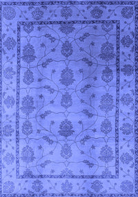 Oriental Blue Industrial Rug, urb3166blu