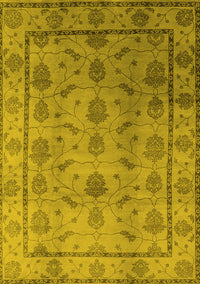 Oriental Yellow Industrial Rug, urb3166yw