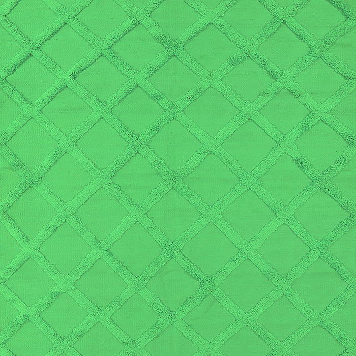 Machine Washable Oriental Green Industrial Area Rugs, wshurb3167grn