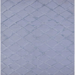 Square Mid-Century Modern Light Purple Blue Oriental Rug, urb3167