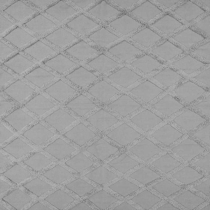 Square Machine Washable Oriental Gray Industrial Rug, wshurb3167gry