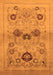 Oriental Orange Industrial Rug, urb3168org