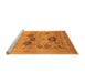 Sideview of Machine Washable Oriental Orange Industrial Area Rugs, wshurb3168org