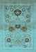 Oriental Light Blue Industrial Rug, urb3168lblu