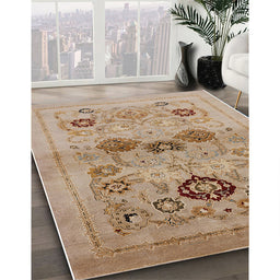 Machine Washable Industrial Modern Light Brown Rug in a Family Room, wshurb3168