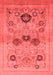 Oriental Red Industrial Area Rugs