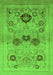 Oriental Green Industrial Rug, urb3168grn