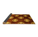 Sideview of Oriental Yellow Industrial Rug, urb3169yw